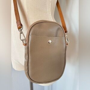 Divina Firenze Leather Crossbody Bag 8”x6”
